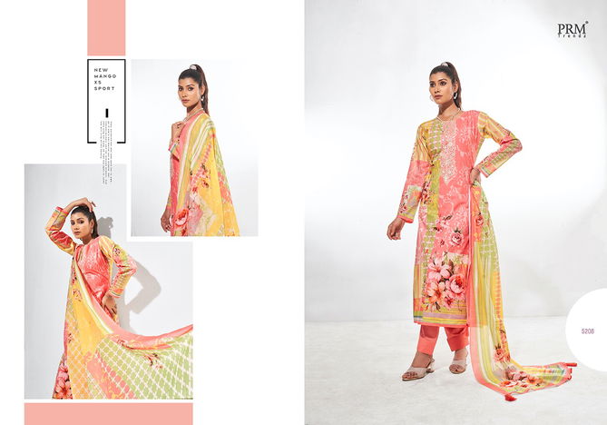 The Hues By Prm Of Summer Cotton Dress Material Catalog
